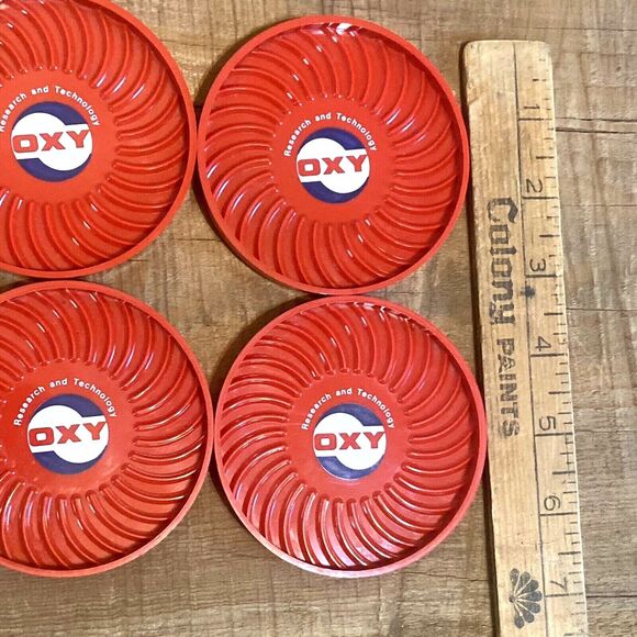 Occidental Petroleum Ritepoint USA Coaster Mid Century Technology Lot of 4 HTF - Picture 5 of 5
